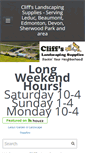 Mobile Screenshot of cliffslandscaping.com